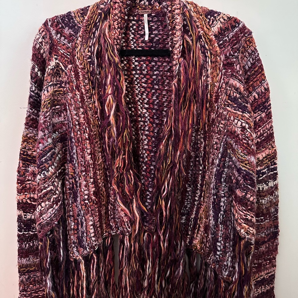 Free People Fringe Cardi - Small
